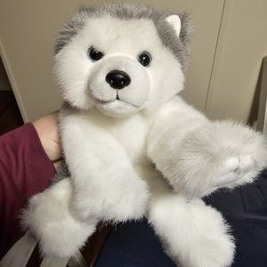 Vintage TY Dakota The Husky Dog 10" Plush Puppy Stuffed Animal 1997